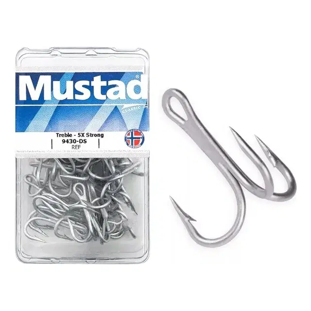 Mustad 9430-DS DuraSteel 5X Strong (50 peças)