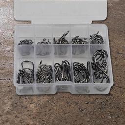 ISEAMA Conjunto 100 Peças Garra de Águia Farpada (Tamanhos 3-12)