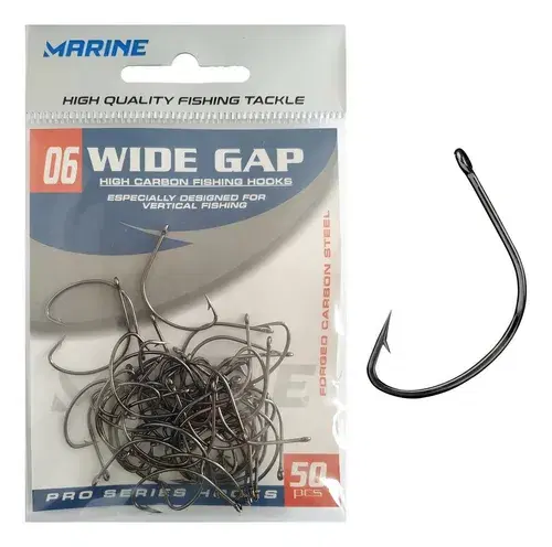 Anzol Marine Sports Wide Gap com 25 peças