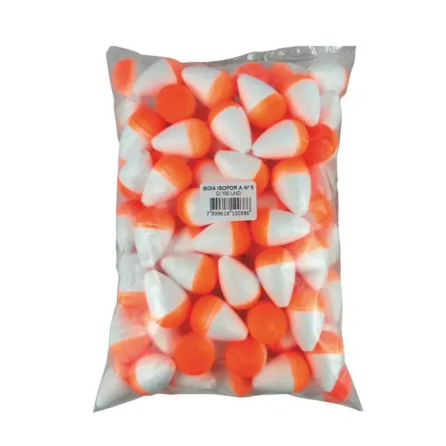 Genérica Boia Isopor N°5 Cores Sortidas (100 unidades)