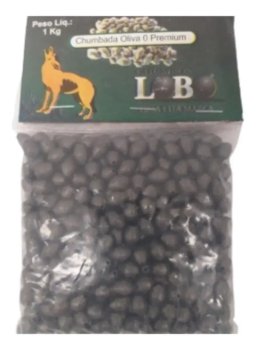 Pacote de chumbadas oliva Chumbos Lobo
