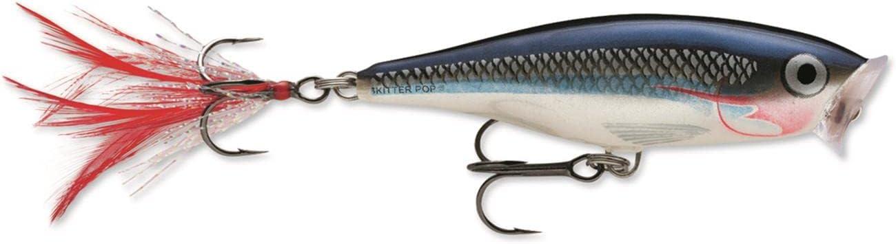 Isca Rapala Skitter Pop SP07 com acabamento natural