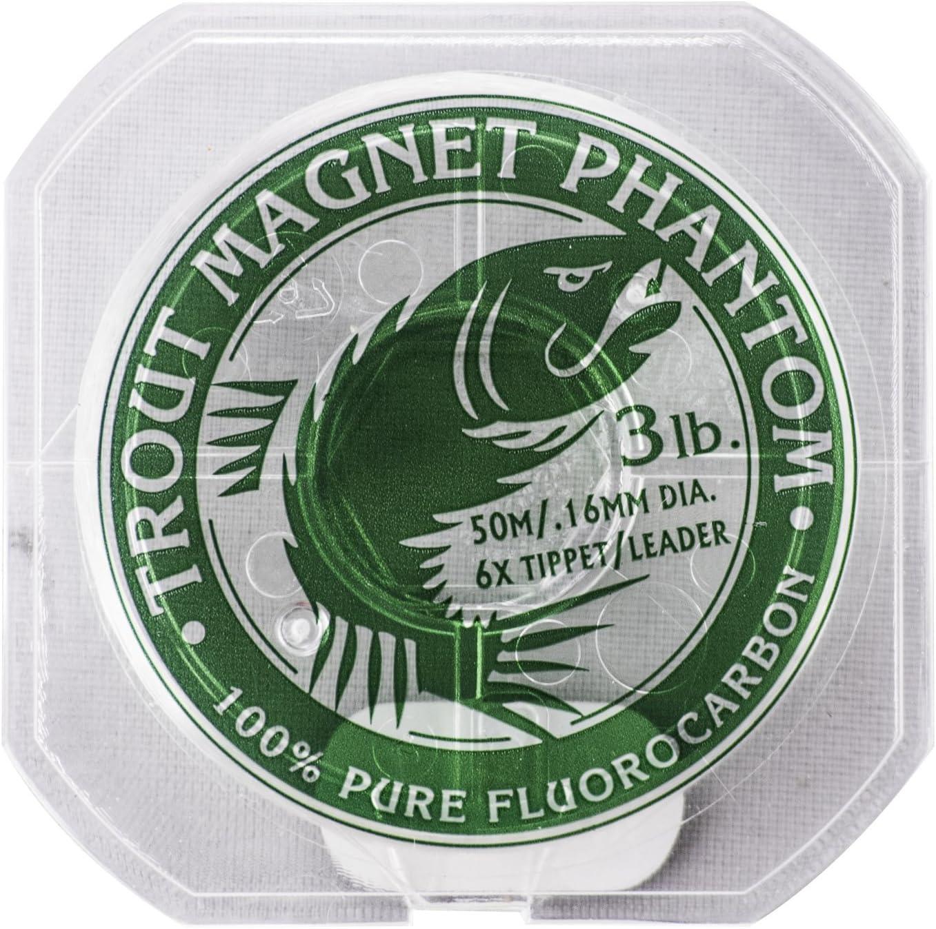 Trout Magnet Phantom Líder Fluorocarbono 50m