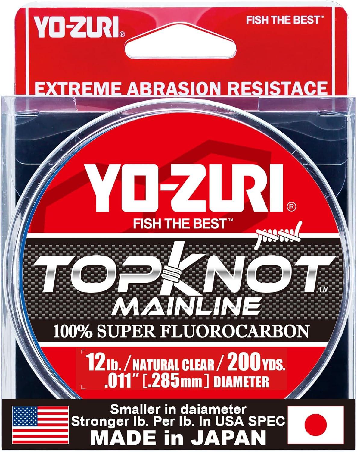 Carretel de linha fluorocarbono Yo-Zuri Topknot transparente