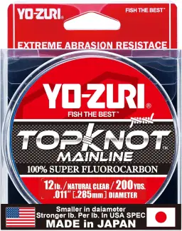 Yo-Zuri Topknot Fluorocarbono 200 Jardas