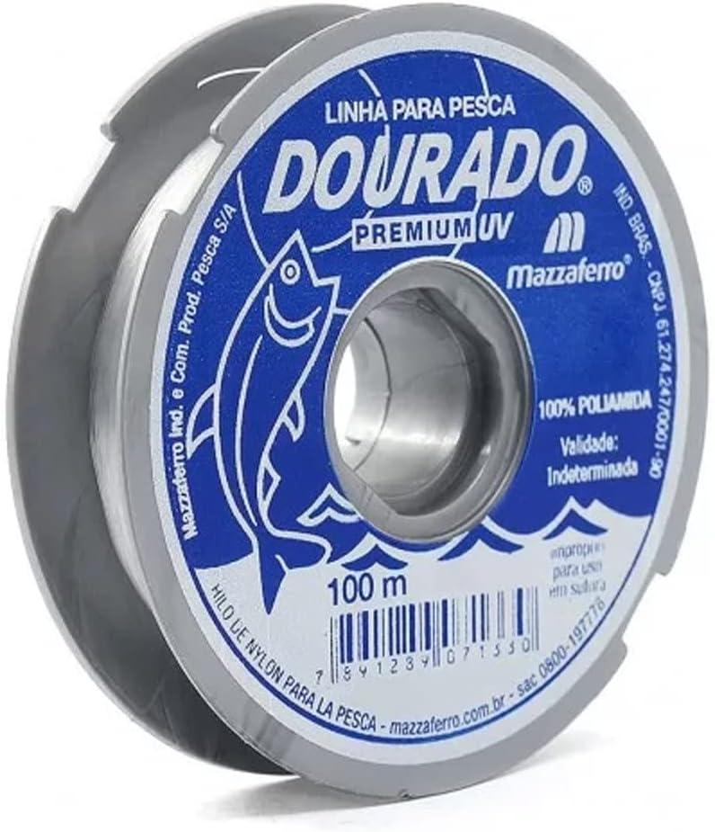 Carretel de linha monofilamento Mazzaferro Dourado Premium