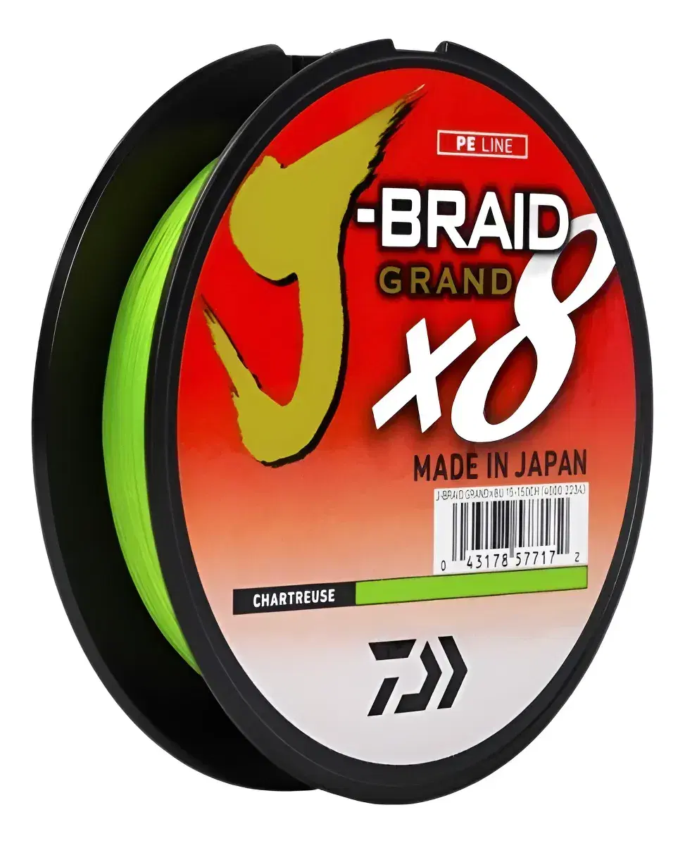 Carretel de linha multifilamento Daiwa J-Braid X8