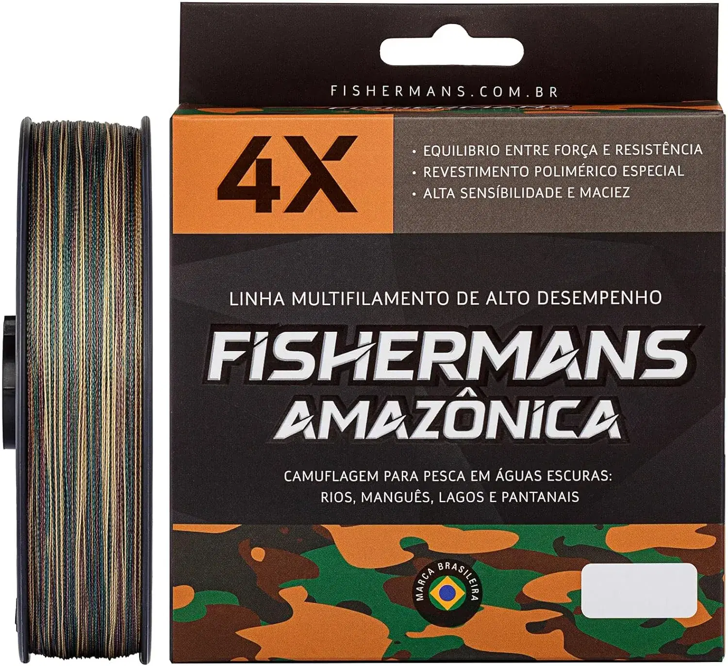 Carretel de linha multifilamento Fishermans 4 Fios