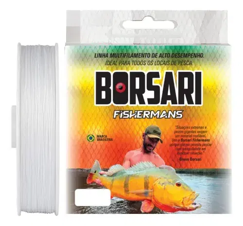 Carretel de linha multifilamento Fishermans Borsari X16