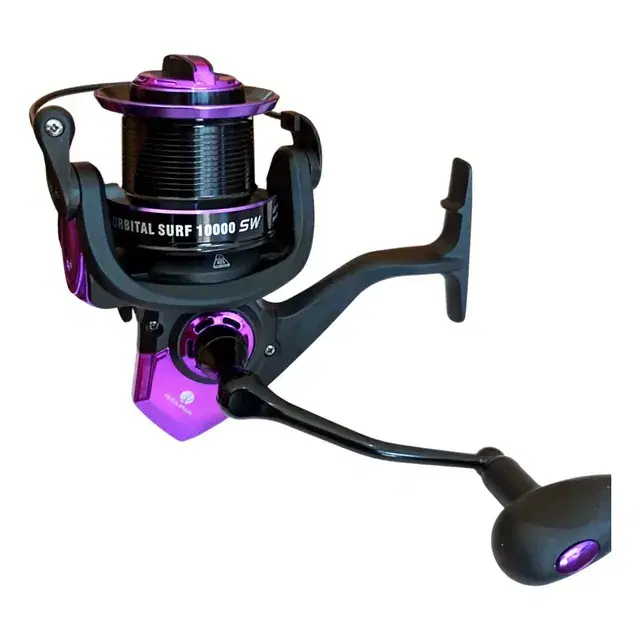 Molinete Pesca Brasil Orbital Surf 10000 em preto