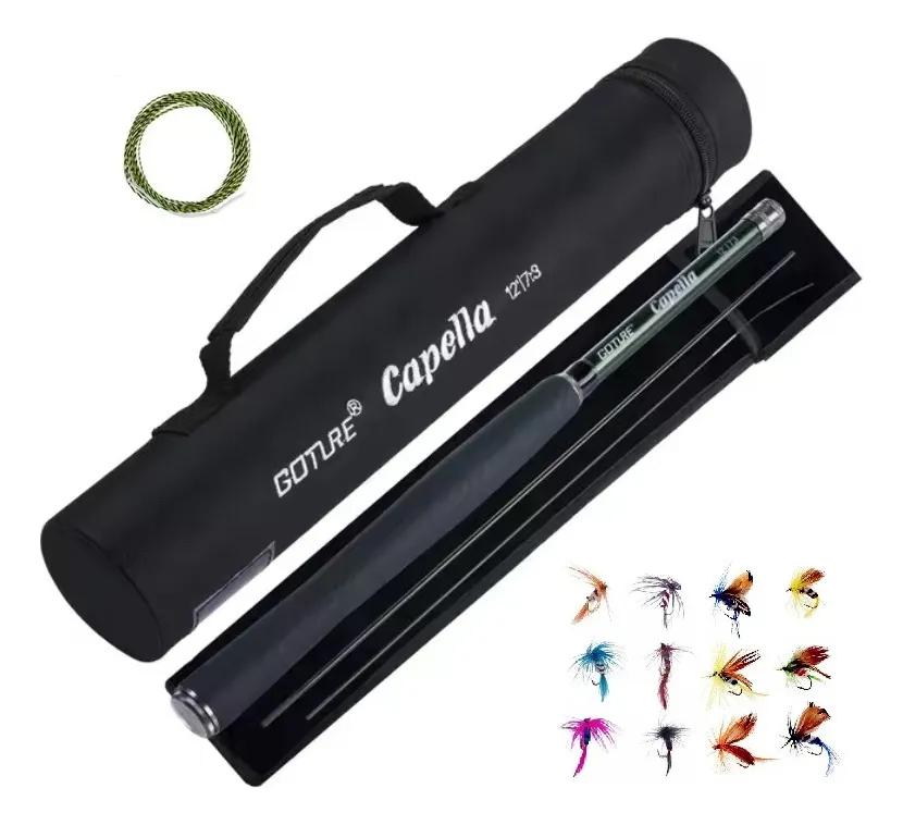Vara Gotura Tenkara Fly Fishing sem carretilha pesca com mosca