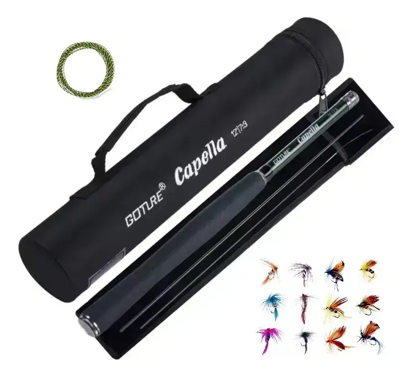 Gotura Tenkara Fly Fishing Sem Carretilha