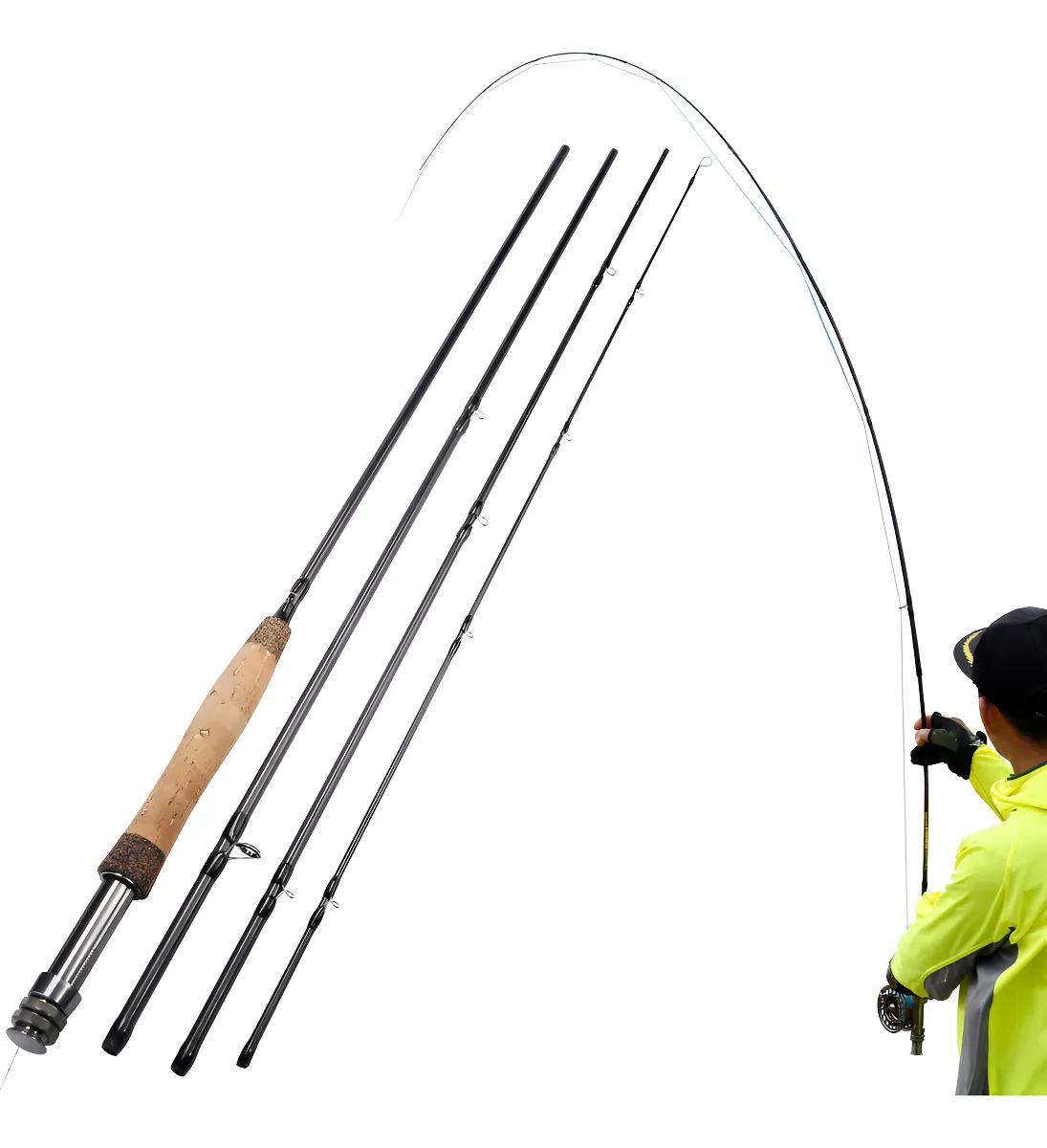 Sougayilang Fly Fishing 9" #5 Carbono 2,73m 10 Guias