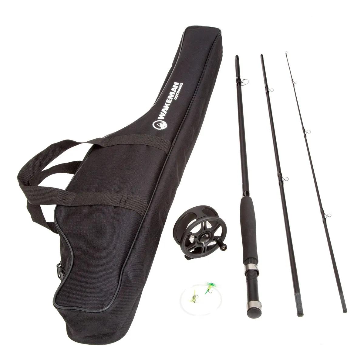 Conjunto Wakeman Charter Fly Fishing vara e carretel combinação