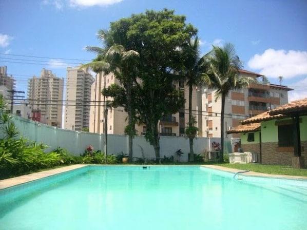 Piscina da Pousada Enseada - Guarujá