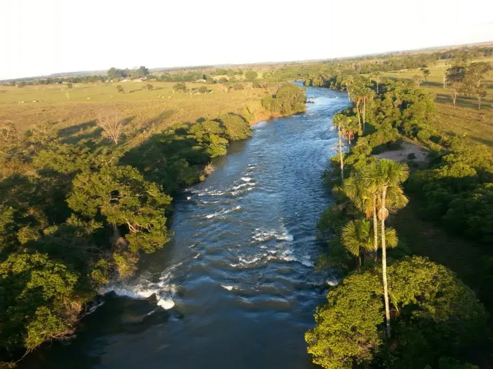 Rio Aporé na divisa Goiás/Mato Grosso do Sul