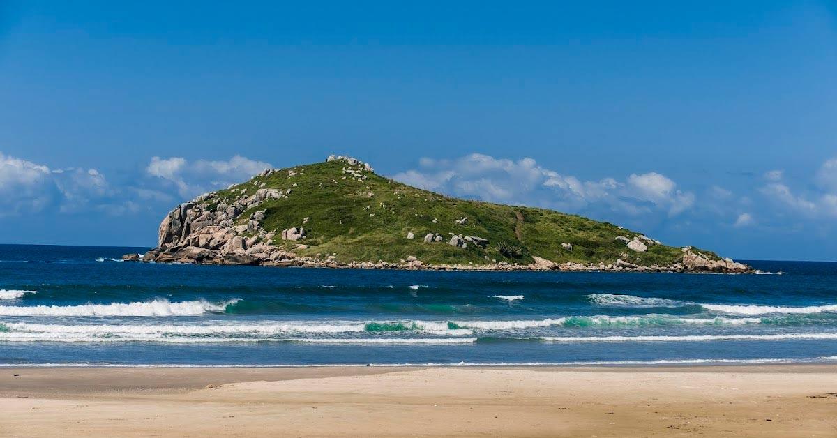 Vista da Praia do Porto em Imbituba, Santa Catarina