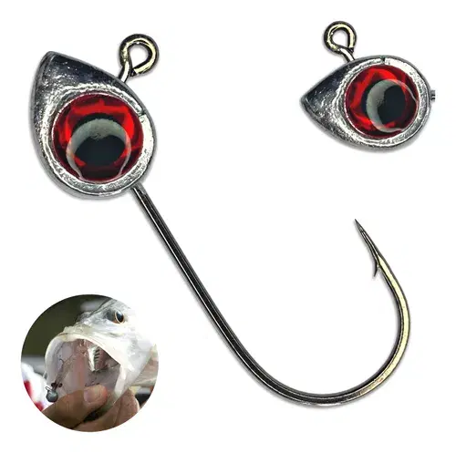 Gilany Fishing Jig Head Lizard 2/0 10g com 5 unidades