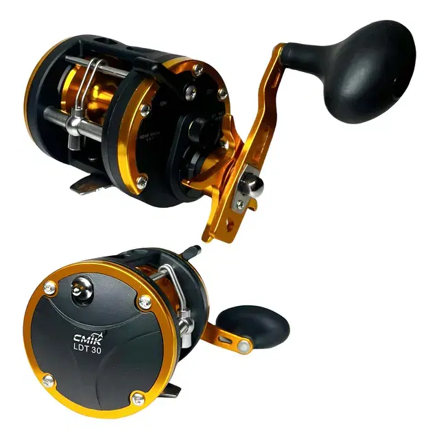 Carretilha Sougayilang LDT30 de perfil alto para pesca pesada no mar