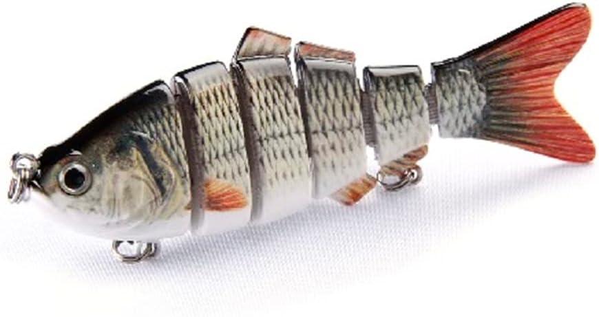 Isca Hengya lambari articulada de 10 cm com cores naturais