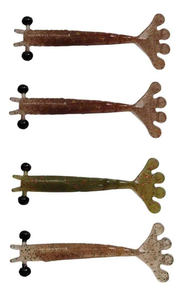 Chumbada Oficial Camarão Soft Cavado (4 unidades)