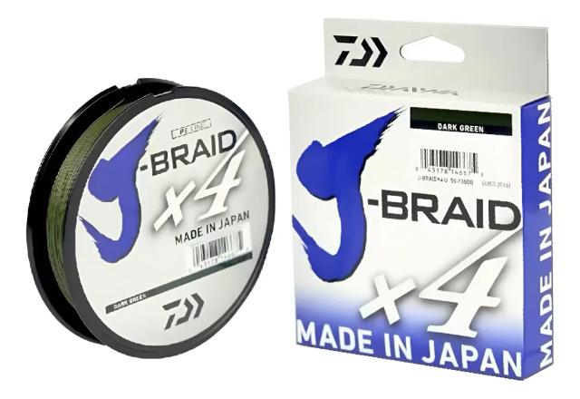 Daiwa J-Braid X4 Dark Green 135m