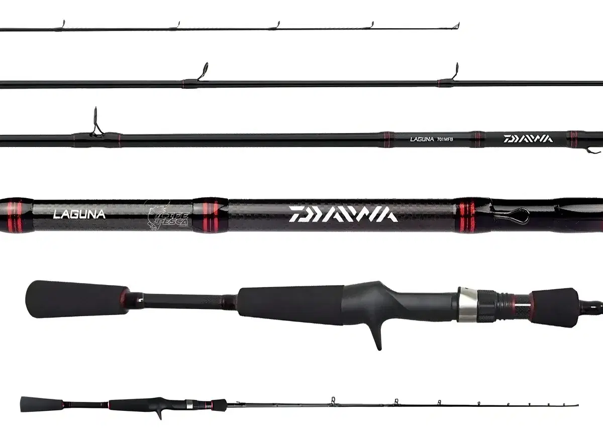 Vara Daiwa Laguna para carretilha