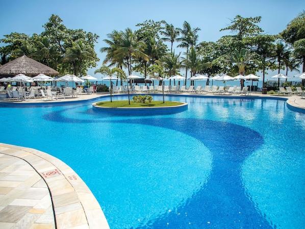 Fachada do Hotel Jequitimar Resort & Spa - Guarujá
