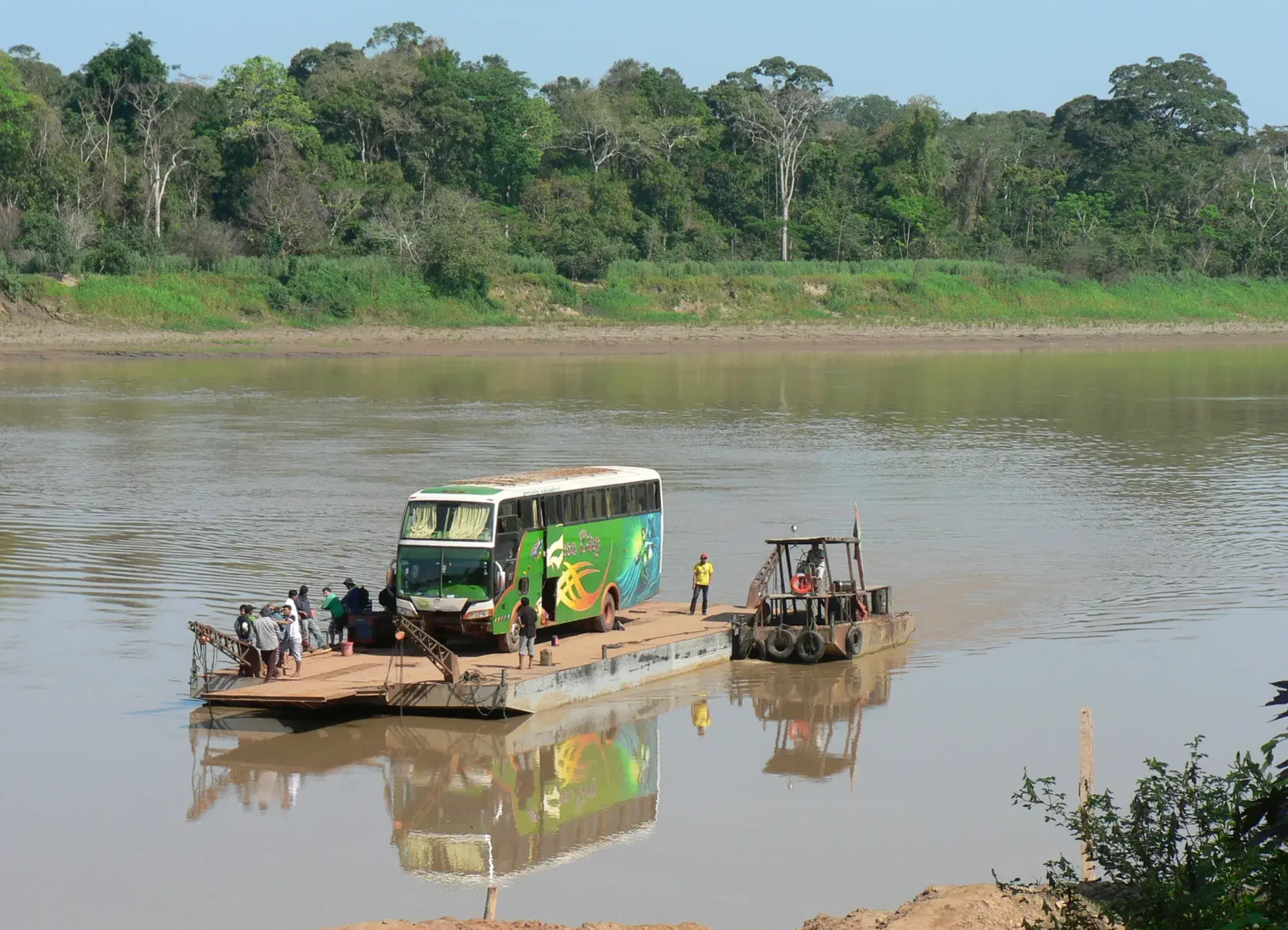 Rio Beni, destino de pesca de barco