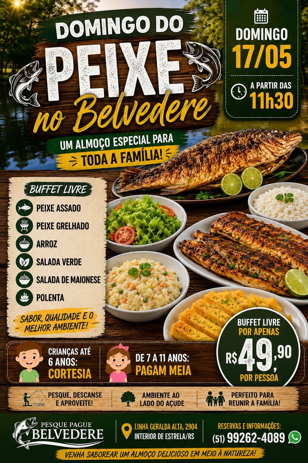 Pesque Pague Belvedere: guia completo de pesca