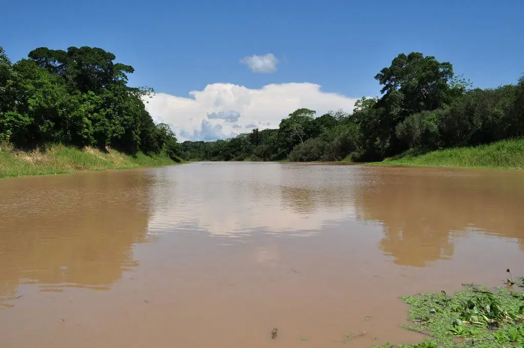 Rio Mamoré entre Bolívia e Brasil