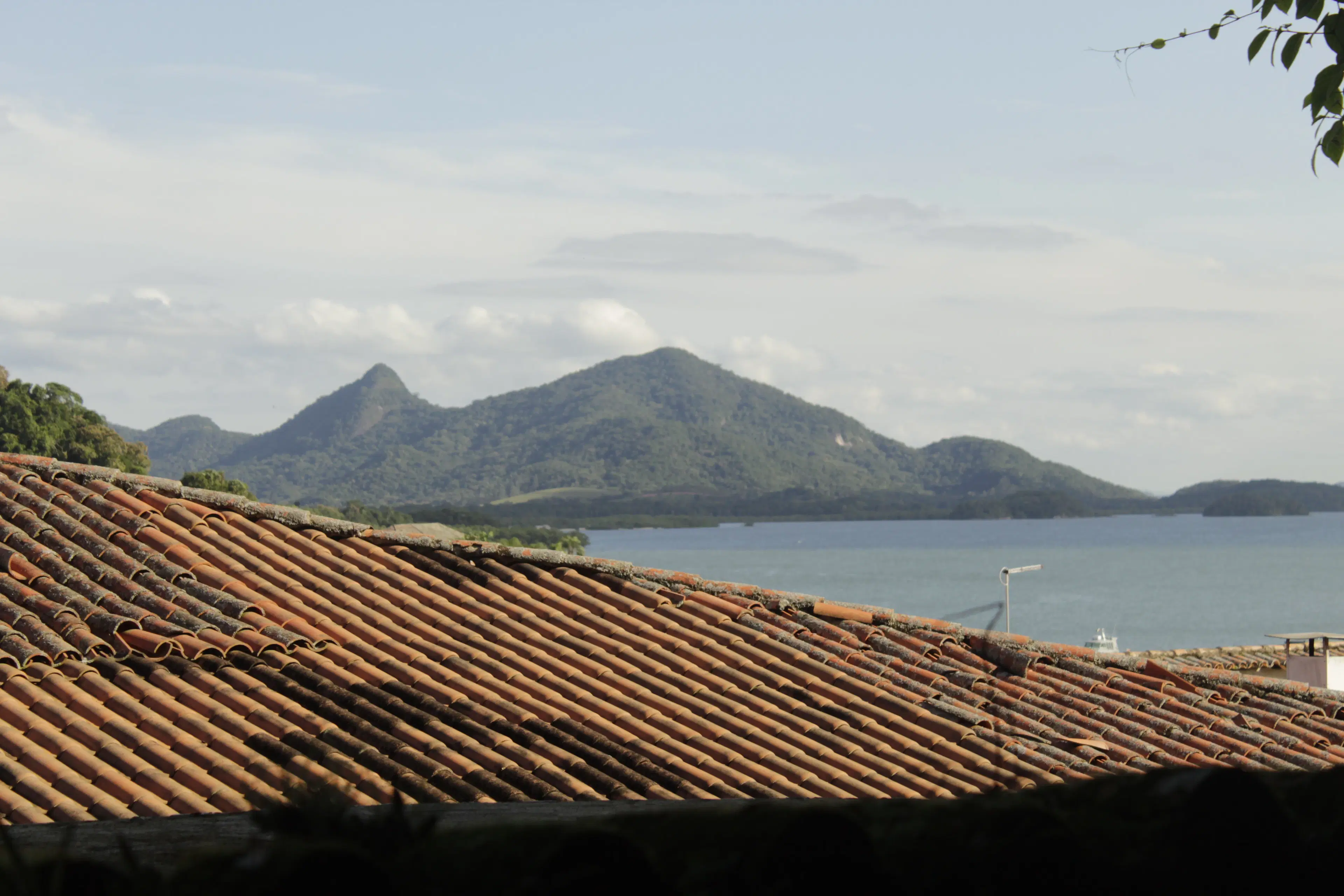 Vista aérea da Baía da Babitonga