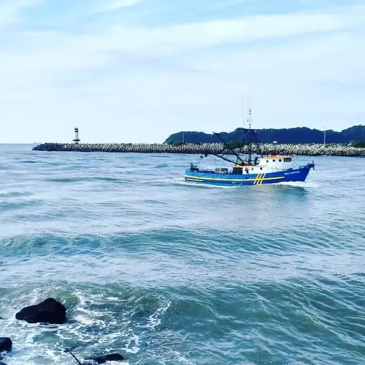 Foz do rio Itajaí-Açu em Navegantes